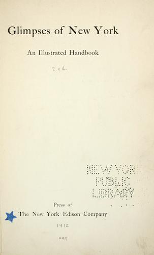 Glimpses of New York.