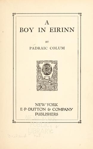 A boy in Eirinn