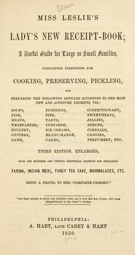 Miss Leslie's lady's new receipt-book