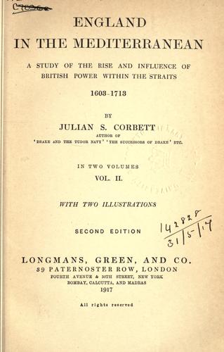 England in the Mediterranean