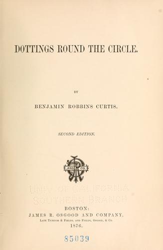 Dottings round the circle.