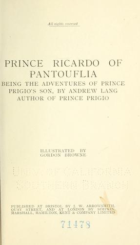 Prince Ricardo of Pantouflia