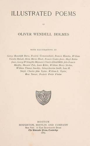 Illustrated poems of Oliver Wendell Holmes.