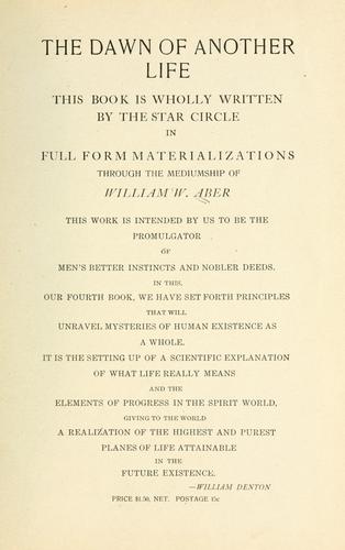 The dawn of another life