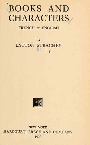 Books and characters, French & English