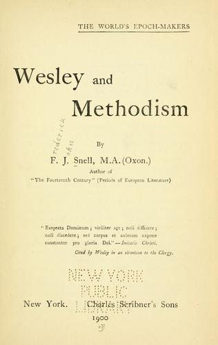 Wesley and Methodism