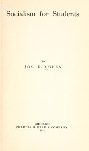 Socialism for students