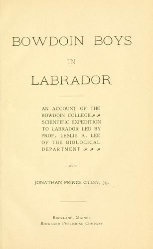 Bowdoin boys in Labrador