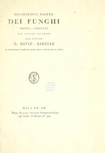 Descrizione esatta dei funghi nocivi o sospetti