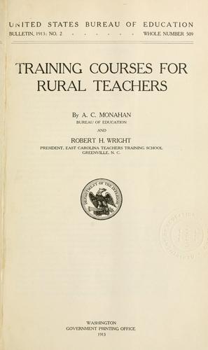 Training courses for rural teachers
