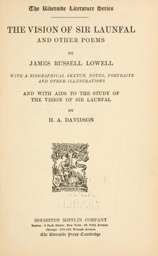 The vision of Sir Launfal