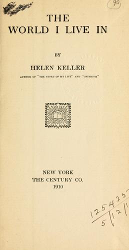 The world I live in.