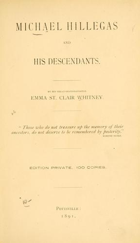 Michael Hillegas and his descendants.