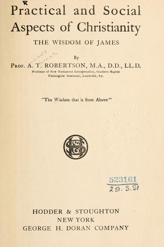 Practical and social aspects of Christianity