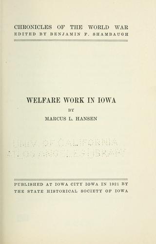 Welfare campaigns in Iowa
