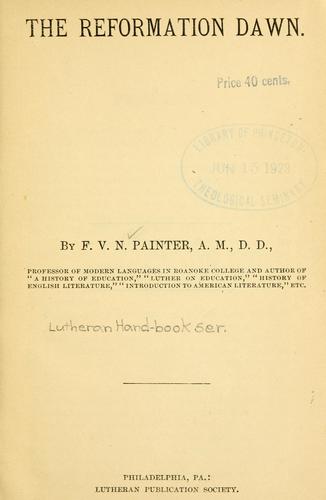 The reformation dawn.