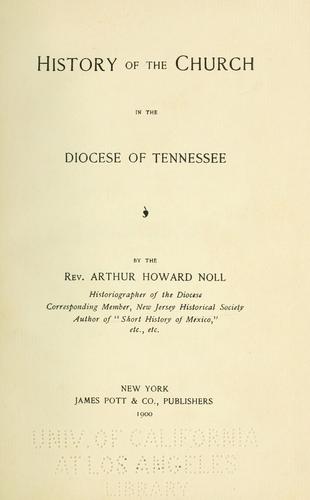 History of the church in the Diocese of Tennessee