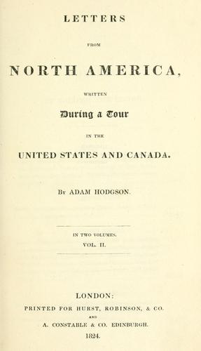 Letters from North America