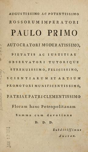 Flora Petropolitana.