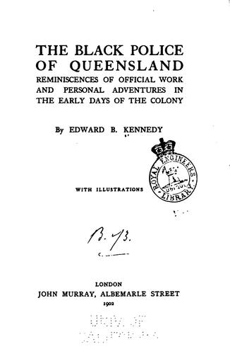 The black police of Queensland