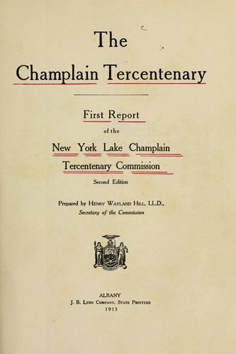 The Champlain tercentenary