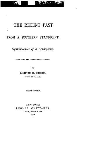 The recent past from a southern standpoint