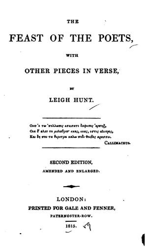 The feast of the poets