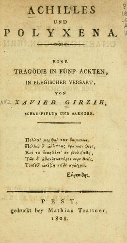 Achilles und Polyxena