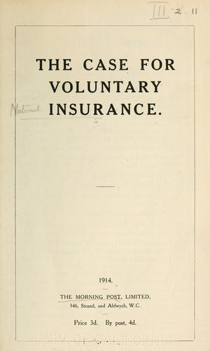The case for voluntary insurance.