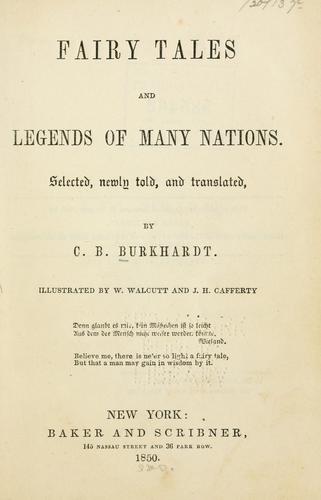 Fairy tales and legends of many nations