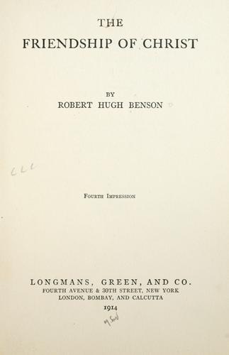 The friendship of Christ