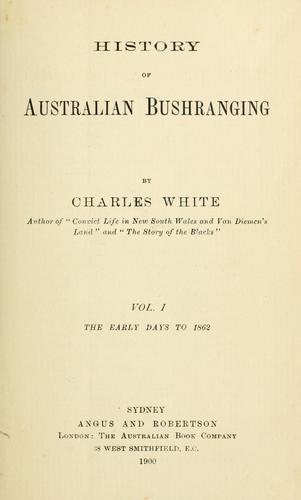 History of Australian bushranging.