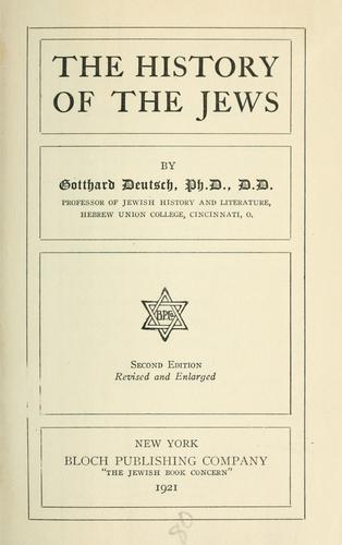 The history of the Jews.