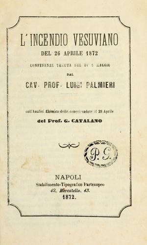 L' incendio Vesuviano del 26 aprile 1872