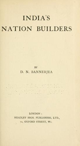 India's nation builders.