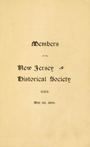 Members of the New Jersey historical society.