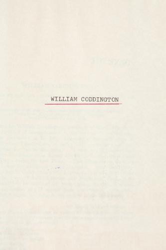 William Coddington