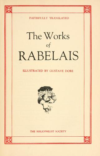 The works of Rabelais