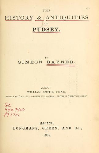 The history & antiquities of Pudsey