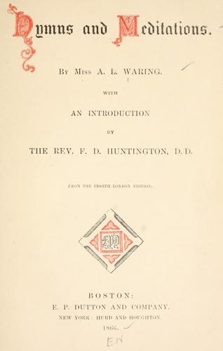 Hymns and meditations