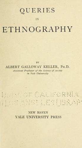 Queries in ethnography