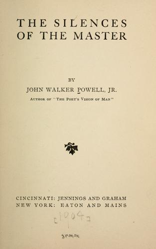 The silences of the Master