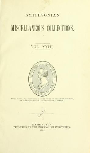 Smithsonian miscellaneous collections.