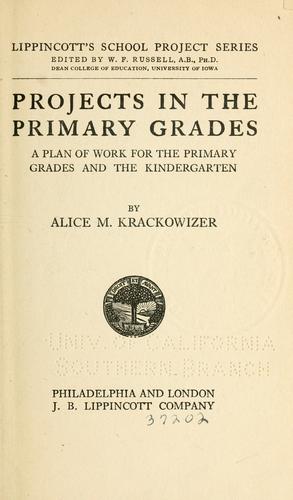 ... Projects in the primary grades