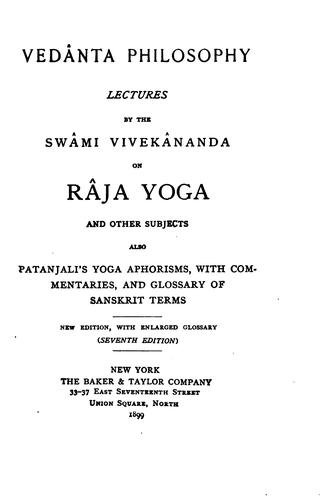 Vedanta philosophy