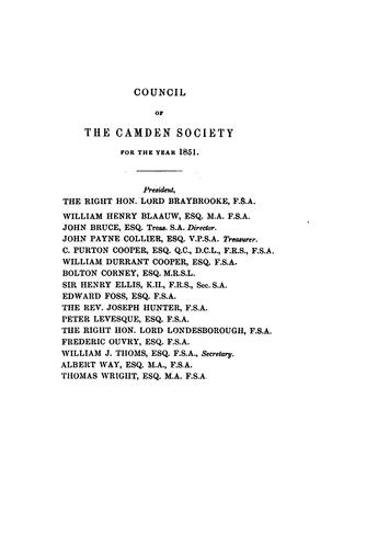 Chronicle of the Grey Friars of London