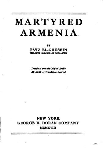 Martyred Armenia