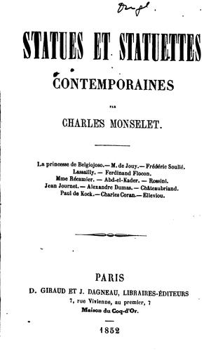 Statues et statuettes contemporaines