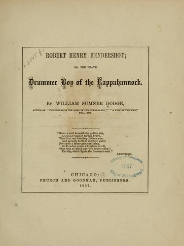 Robert Henry Hendershot