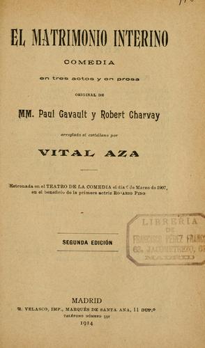 El matrimonio interino